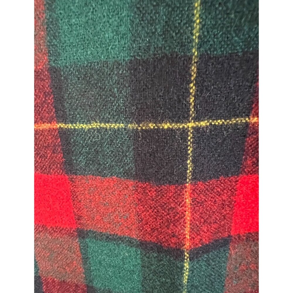 Pendleton Jacket Men’s Medium Wool Red Green Plaid Vintage Custom Tailored Tag - Picture 7 of 12